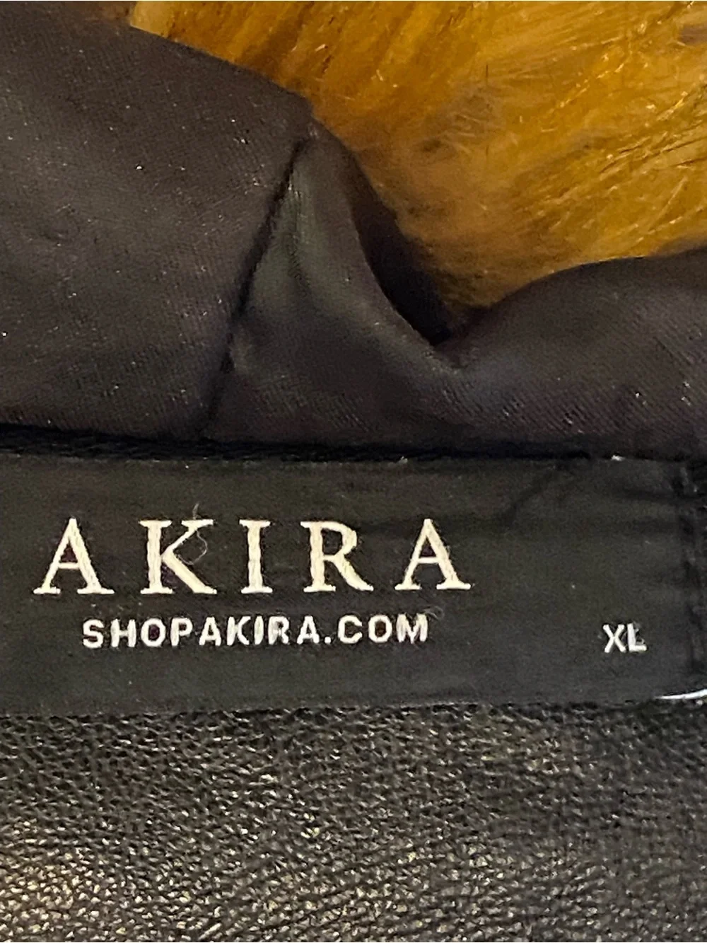 The AKIRA Label Gracelle Faux Fur Cropped Jacket Size XL
